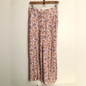 Jessica Simpson Saydee Multi-color Floral Wide-leg Soft Pants Women's Small